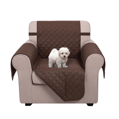 U-NICE HOME Reversible Sofa Cover Couch Cover for Dogs, Coffee/Beige