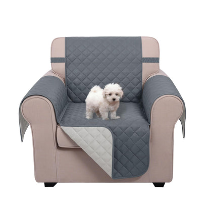 U-NICE HOME Reversible Sofa Cover Couch Cover for Dogs, Coffee/Beige
