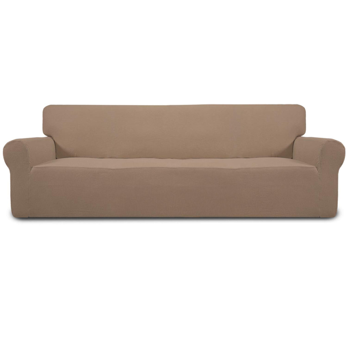 Easy-Going Stretch Loveseat Couch Covers Washable Dark Gray
