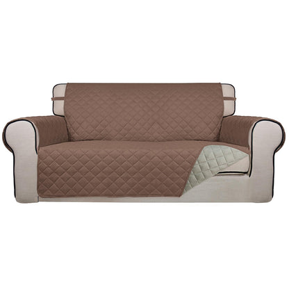 PureFit Reversible Quilted Sofa Cover Dog Couch Covers for Sofa, 66 in