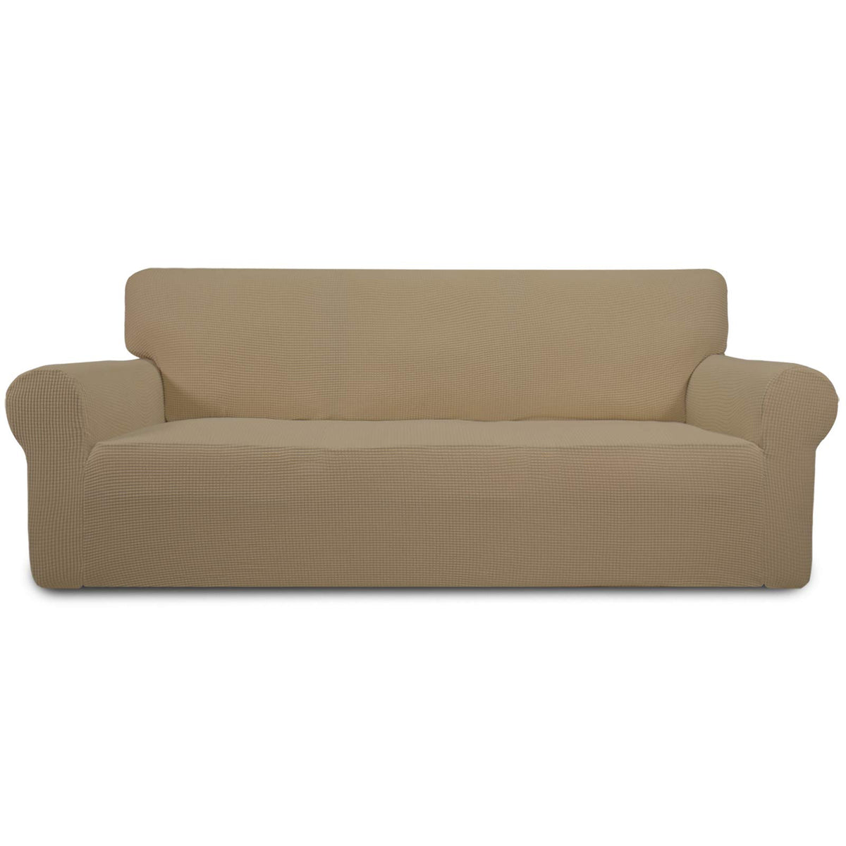 Easy-Going Stretch Loveseat Couch Covers Washable Dark Gray