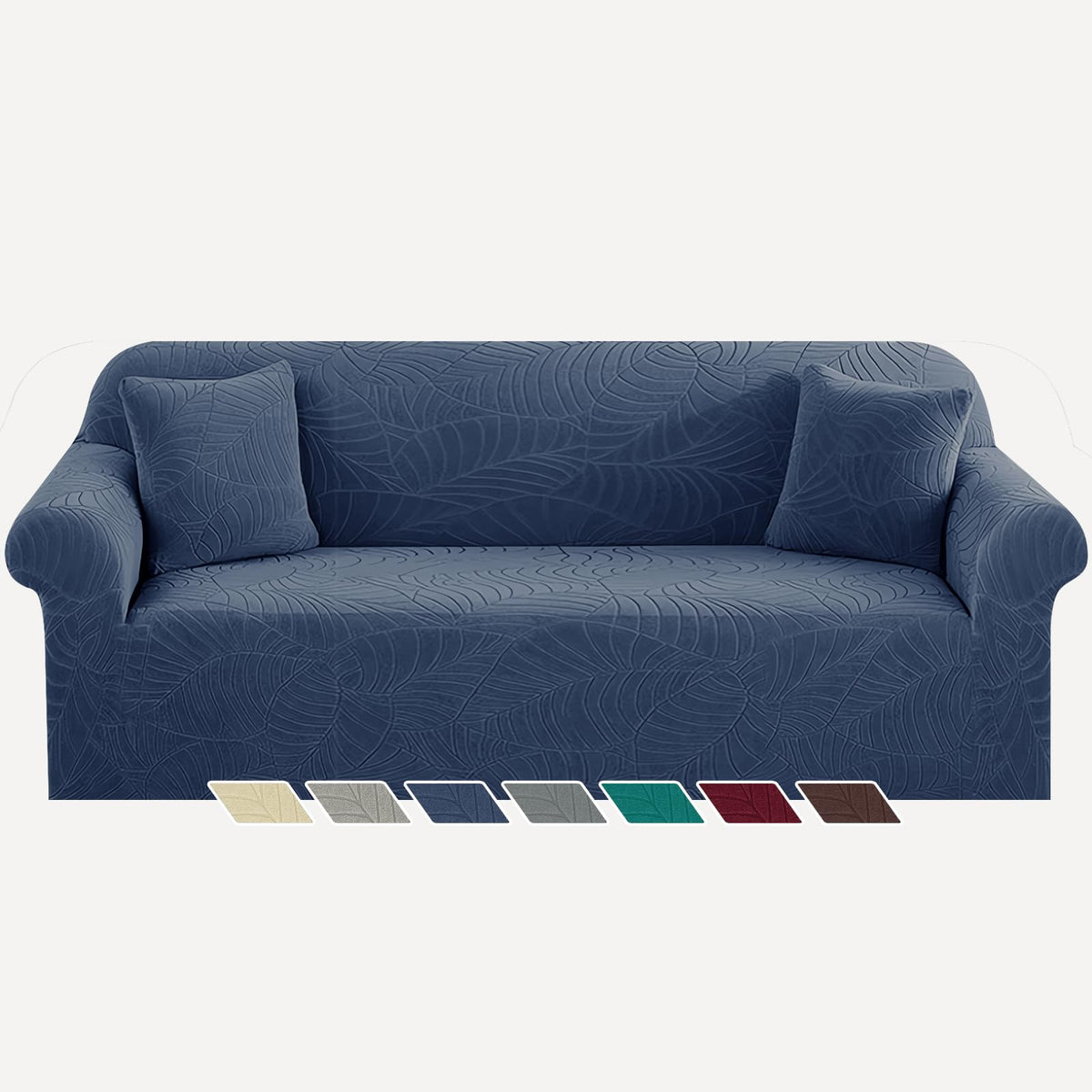 YEMYHOM Couch Cover Latest Jacquard Design High Stretch Sofa Covers for 3 Cushion Couch, Pet Dog Cat Proof Slipcover Non Slip Magic Elastic Furniture Protector (Sofa, Light Gray)