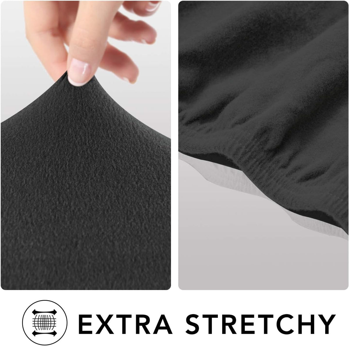 PureFit Stretch Couch Covers for Sofa Large Sofa Slipcovers Dark Gray