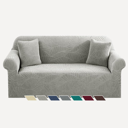 YEMYHOM Couch Cover Latest Jacquard Design High Stretch Sofa Covers for 3 Cushion Couch, Pet Dog Cat Proof Slipcover Non Slip Magic Elastic Furniture Protector (Sofa, Light Gray)