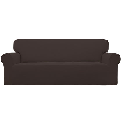 Easy-Going Stretch Oversized Sofa Couch Slipcover Washable Dark Gray