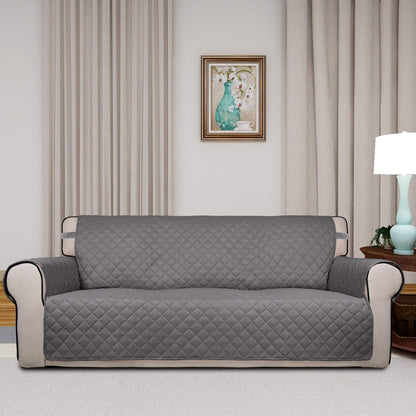 PureFit Reversible Quilted Sofa Cover Dog Couch Covers for Sofa, 66 in