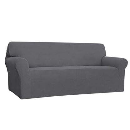 Easy-Going Stretch Couch Covers for Sofa Washable Large Dark Gray