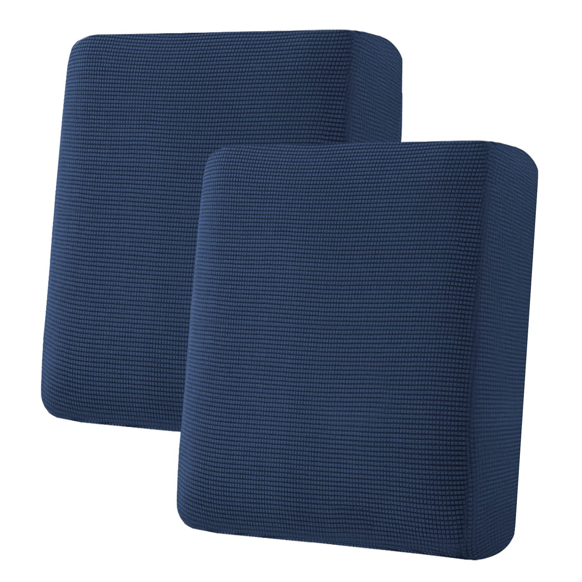 H.VERSAILTEX Super Stretch Individual Seat Cushion Covers - Sofa & Couch Cushion Slipcover Sets - Thick Jacquard Textured Twill Fabric (3 Piece, Island Fossi)