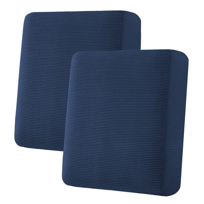 H.VERSAILTEX Super Stretch Individual Seat Cushion Covers - Sofa & Couch Cushion Slipcover Sets - Thick Jacquard Textured Twill Fabric (3 Piece, Island Fossi)