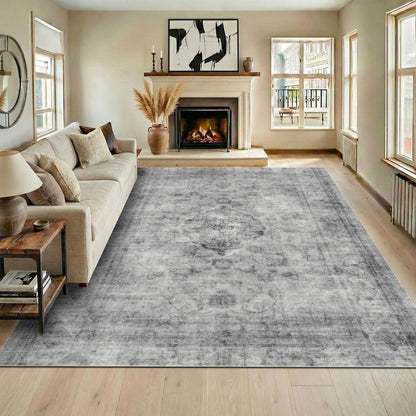Homemate Washable Rug 9x12 Area Rugs - Vintage Rugs for Living Room