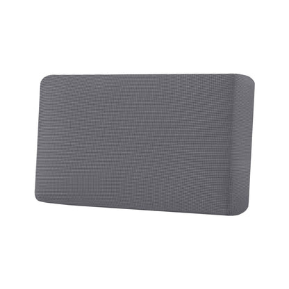 H.VERSAILTEX Super Stretch Individual Seat Cushion Covers Sofa Covers Couch Cushion Cover Slipcover Sets Thick Jacquard Textured Twill Fabric (3 Piece Sofa Cushion Covers, Grey)