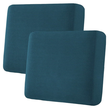 H.VERSAILTEX Super Stretch Individual Seat Cushion Covers - Sofa & Couch Cushion Slipcover Sets - Thick Jacquard Textured Twill Fabric (3 Piece, Island Fossi)
