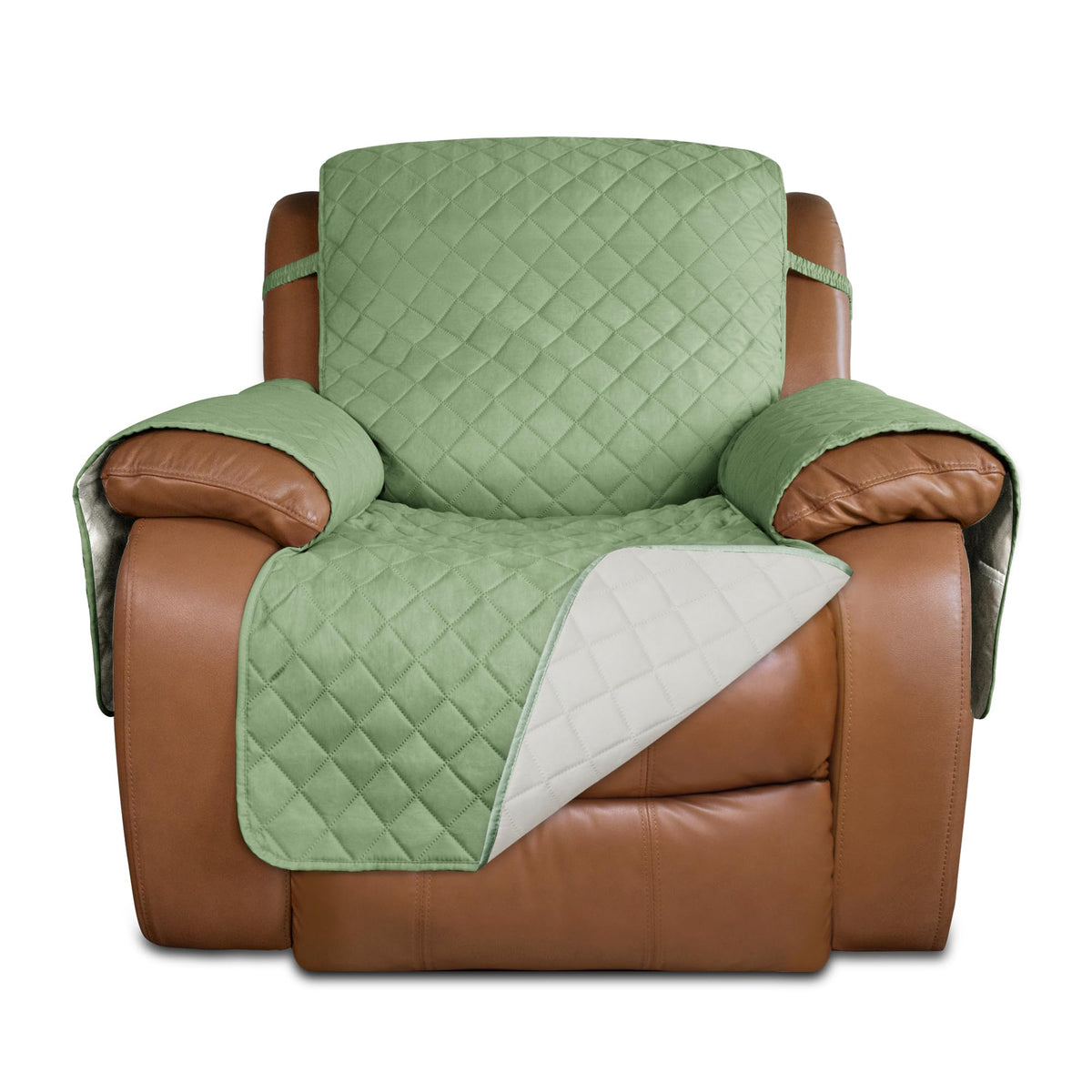PureFit Reversible Quilted Sofa Cover Dog Couch Covers for Sofa, 66 in