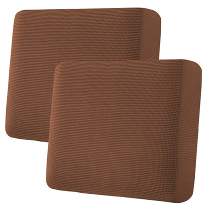 H.VERSAILTEX Super Stretch Individual Seat Cushion Covers - Sofa & Couch Cushion Slipcover Sets - Thick Jacquard Textured Twill Fabric (3 Piece, Island Fossi)