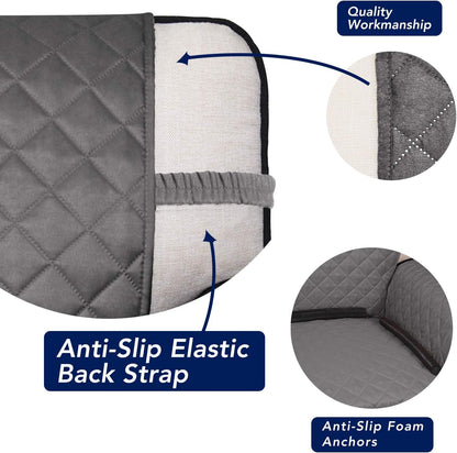 PureFit Reversible Quilted Sofa Cover Dog Couch Covers for Sofa, 66 in
