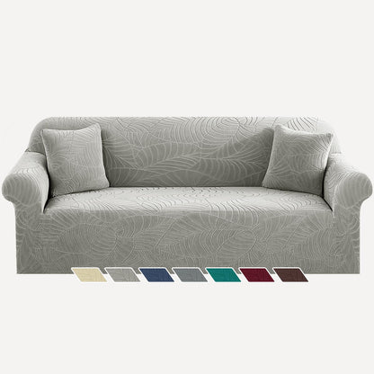 YEMYHOM Couch Cover Latest Jacquard Design High Stretch Sofa Covers for 3 Cushion Couch, Pet Dog Cat Proof Slipcover Non Slip Magic Elastic Furniture Protector (Sofa, Light Gray)