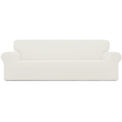 Easy-Going Stretch Couch Covers for Sofa Washable Large Black