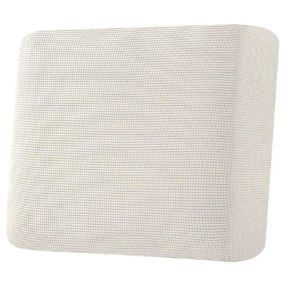 H.VERSAILTEX Super Stretch Individual Seat Cushion Covers - Sofa & Couch Cushion Slipcover Sets - Thick Jacquard Textured Twill Fabric (3 Piece, Island Fossi)