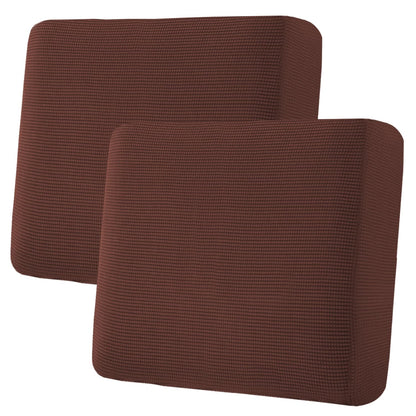 H.VERSAILTEX Super Stretch Individual Seat Cushion Covers Sofa Covers Couch Cushion Cover Slipcover Sets Thick Jacquard Textured Twill Fabric (3 Piece Sofa Cushion Covers, Grey)