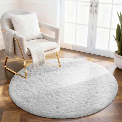 Ophanie Area Rugs 9x12 Living Room, Large Grey Bedroom Carpet, Big Shag Indoor Thick Soft Nursery Rug, Gray Fluffy Carpets for Boy and Girls Room Dorm Home Decor Aesthetic
