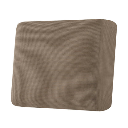 H.VERSAILTEX Super Stretch Individual Seat Cushion Covers - Sofa & Couch Cushion Slipcover Sets - Thick Jacquard Textured Twill Fabric (3 Piece, Island Fossi)