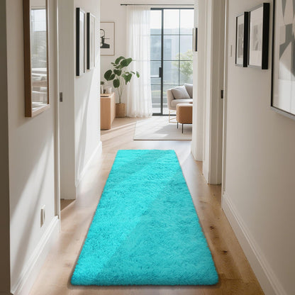 Beige 8x10 Area Rugs for Living Room, Fluffy Shag Rug Large Bedroom Carpet
