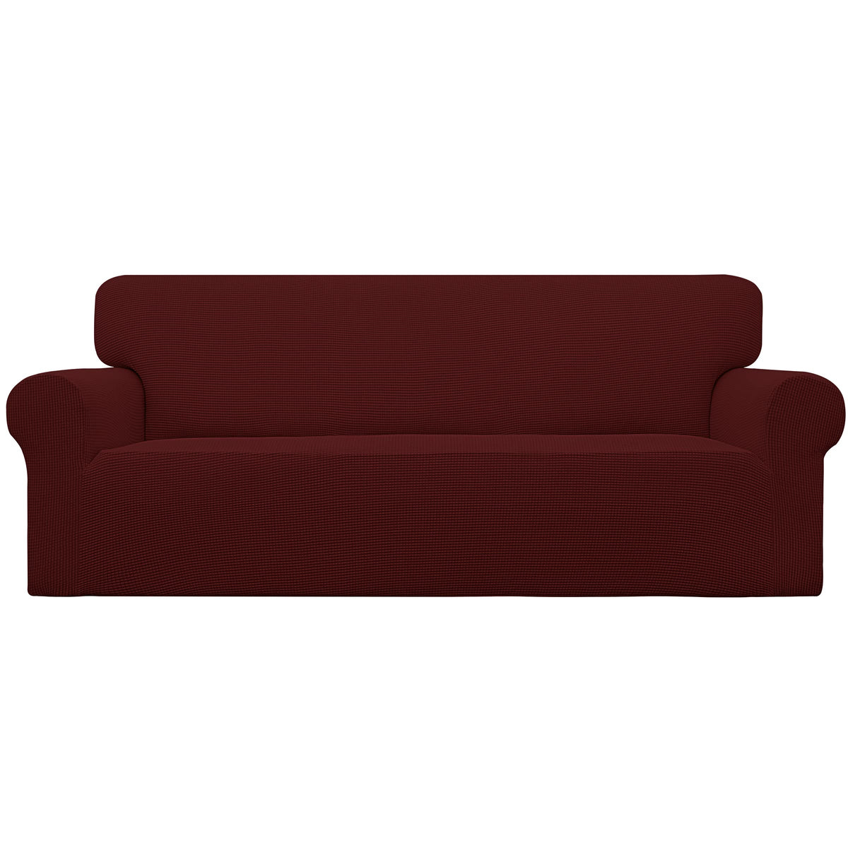 Easy-Going Stretch Loveseat Couch Covers Washable Dark Gray
