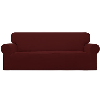 Easy-Going Stretch Couch Covers for Sofa Washable Large Dark Gray