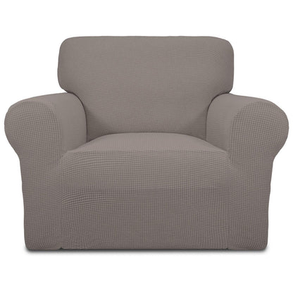 Easy-Going Stretch Loveseat Couch Covers Washable Dark Gray