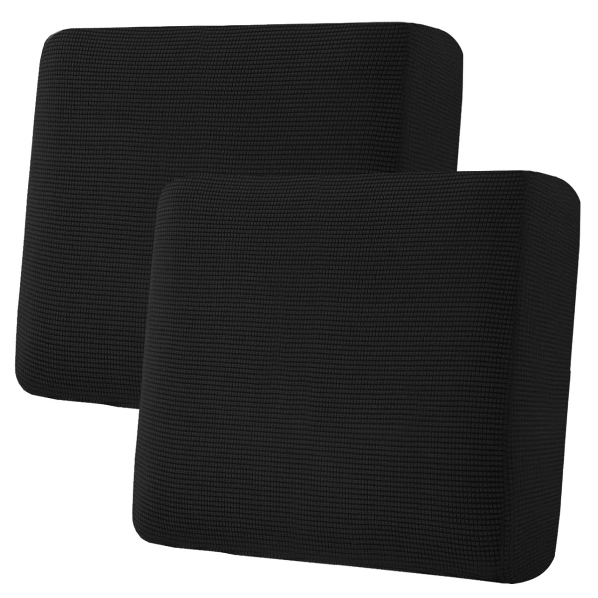 H.VERSAILTEX Super Stretch Individual Seat Cushion Covers - Sofa & Couch Cushion Slipcover Sets - Thick Jacquard Textured Twill Fabric (3 Piece, Island Fossi)