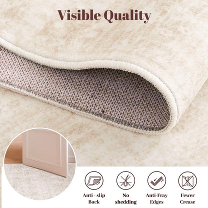 Homemate Washable Rug 9x12 Area Rugs - Vintage Rugs for Living Room