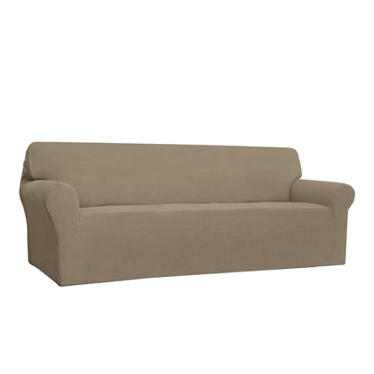 Easy-Going Stretch Couch Covers for Sofa Washable Large Cream