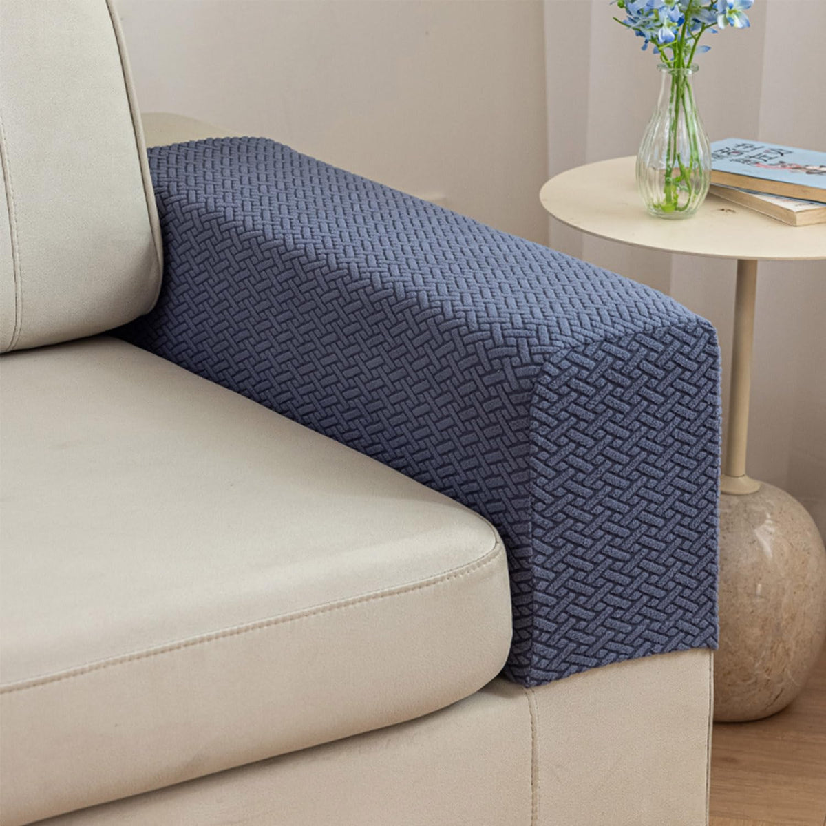 Couch Cushion Covers Sofa Covers Couch Covers for Sofa Pet Friendly Universal Sofa Covers Washable Stretch Slipcovers for Sectional Sofa (Texture Gray,Large Single Seat Cover)