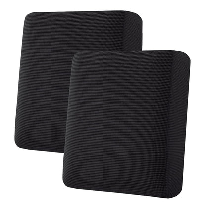 H.VERSAILTEX Super Stretch Individual Seat Cushion Covers - Sofa & Couch Cushion Slipcover Sets - Thick Jacquard Textured Twill Fabric (3 Piece, Island Fossi)