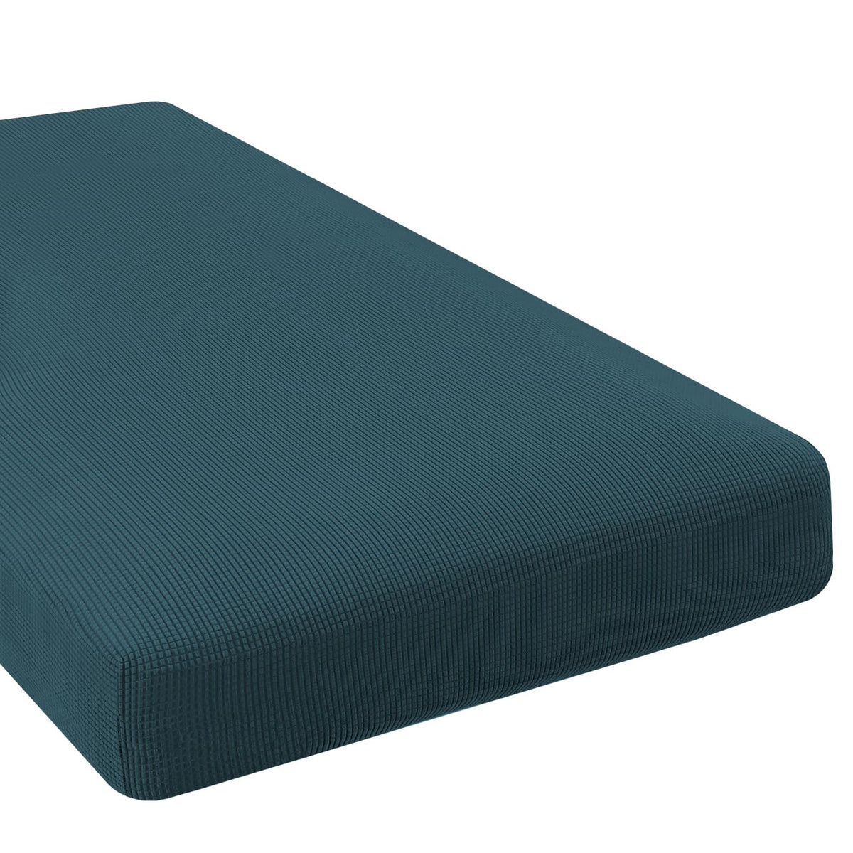 H.VERSAILTEX Super Stretch Individual Seat Cushion Covers Sofa Covers Couch Cushion Cover Slipcover Sets Thick Jacquard Textured Twill Fabric (3 Piece Sofa Cushion Covers, Grey)