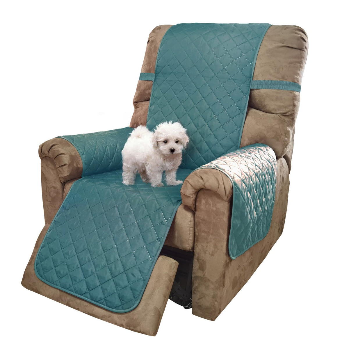 U-NICE HOME Reversible Sofa Cover Couch Cover for Dogs, Coffee/Beige