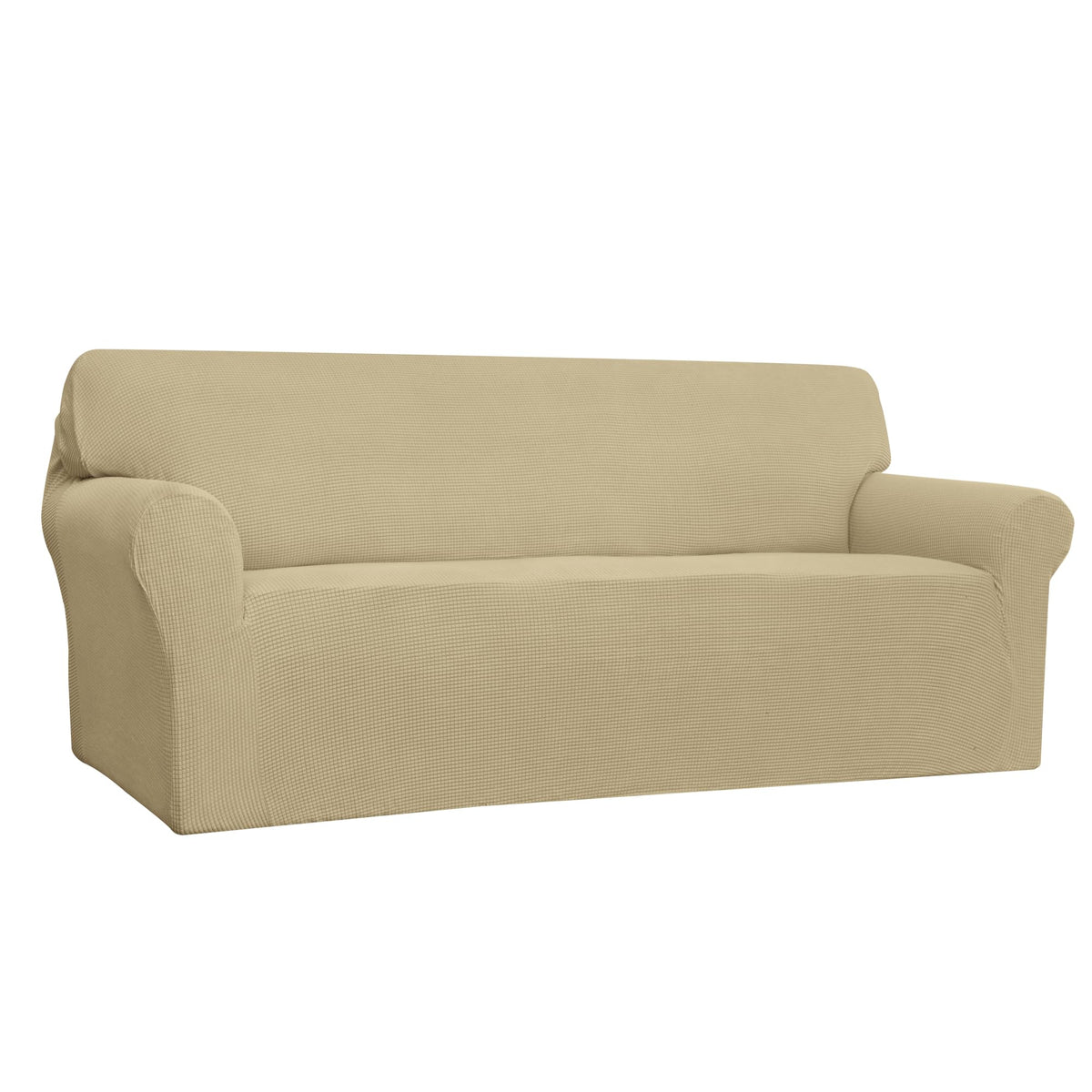Easy-Going Stretch Couch Covers for Sofa Washable Large Black