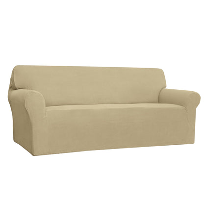 Easy-Going Stretch Couch Covers for Sofa Washable Large Dark Gray