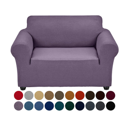 Joccun Stretch Couch Cover Slipcovers, 1-Piece Sofa Covers for 3 Cushion Couch Spandex Jacquard Washable Furniture Protector Cover for Living Room,Kids,Pets(Sofa,Black)