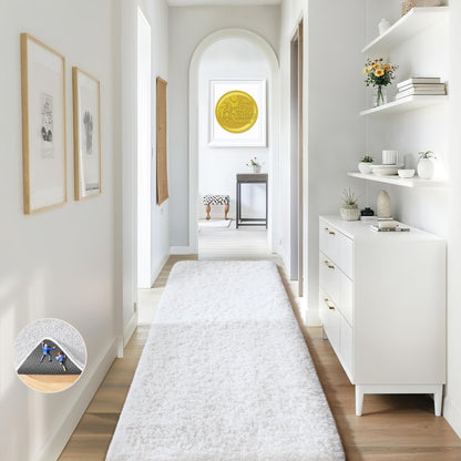 Ophanie Area Rugs for Living Room Bedroom, Washable Non-Slip Fluffy Soft Grey Shag Carpet, Indoor Floor Gray 4x6 Fuzzy Shaggy Living Room Plush Rug for Kids Home Dorm Decor Aesthetic