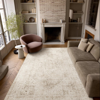 Machine Washable Rugs for Living Room: 8x10 Area Rugs for Bedroom
