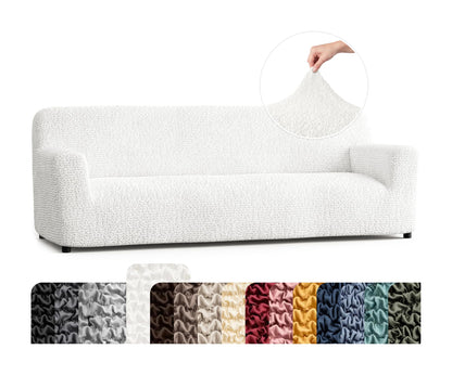 PAULATO Premium Stretch Couch Covers for Sofa - Sofa Chair Cover Washable, Dogs & Pets Friendly - Elastic Polyester Loveseat Slipcovers - Non-Slip Love Seat Couch Covers - Moss Green (64"-85" Wide)