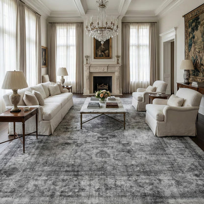 Homemate Washable Rug 9x12 Area Rugs - Vintage Rugs for Living Room