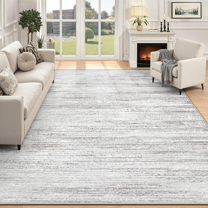 Area Rug 6x9 Living Room Rugs: Washable Modern Rug Non-Slip Soft Rugs Stain Resistant Printed Rug Indoor Carpet for Bedroom Kitchen Dining Room Nursery Home(Beige, 6'x9')