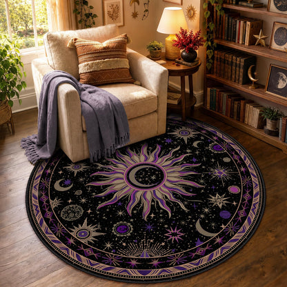 Vacuum-Friendly, 8x10 Washable Area Rug, Black Gold Beige Red