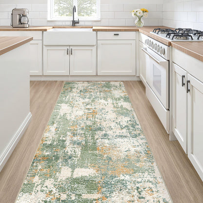 LOONGRUG 6x9 Area Rugs Washable Neutral Modern Abstract Living Room Rug