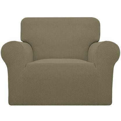 Easy-Going Stretch Loveseat Couch Covers Washable Dark Gray