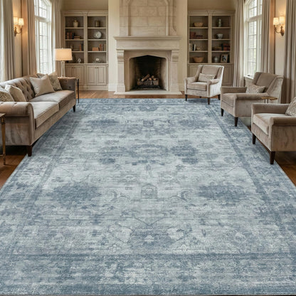 Homemate Washable Rug 9x12 Area Rugs - Vintage Rugs for Living Room