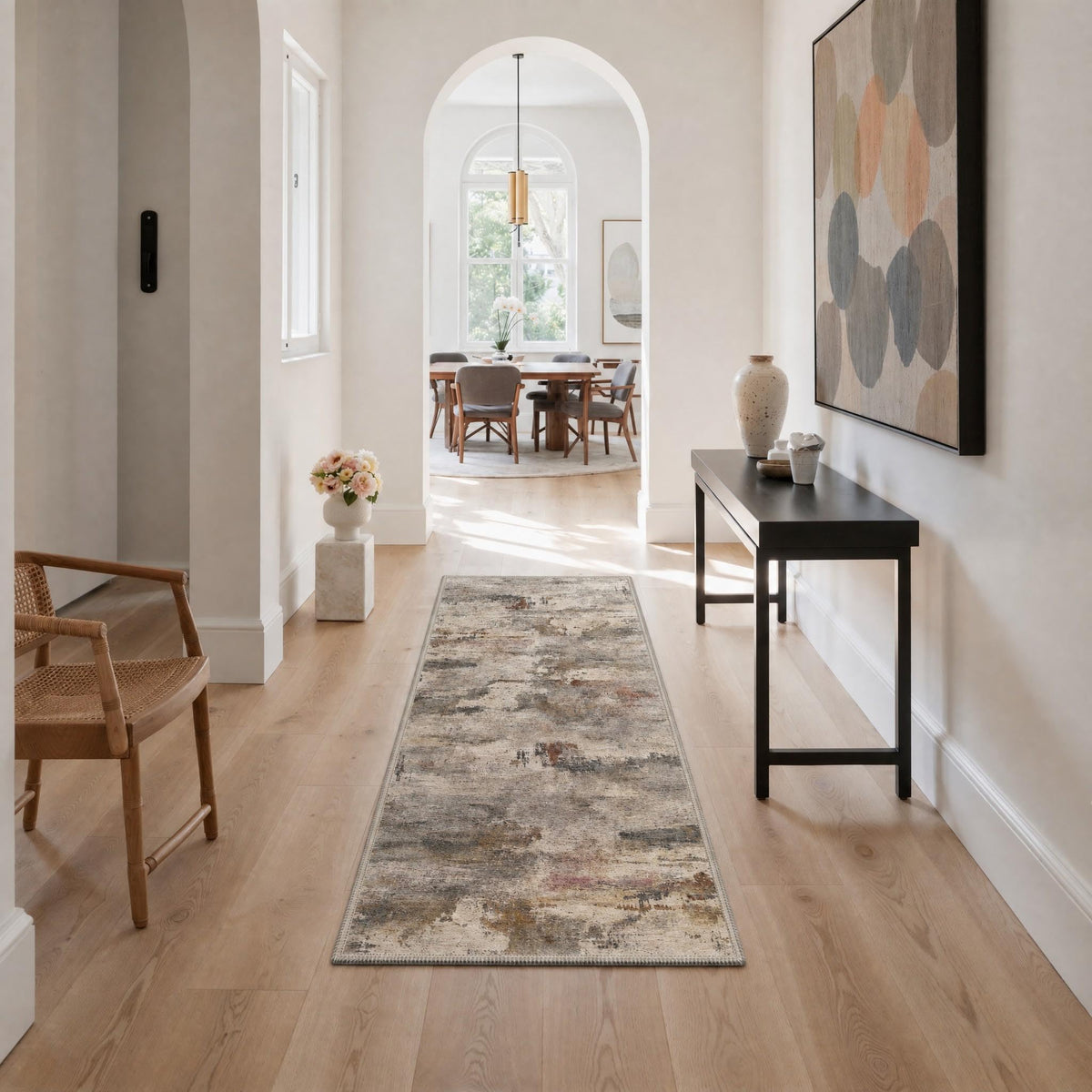 BEIMO 5X7 Area Rug for Living Room, Modern Abstract Washable Soft Non Slip