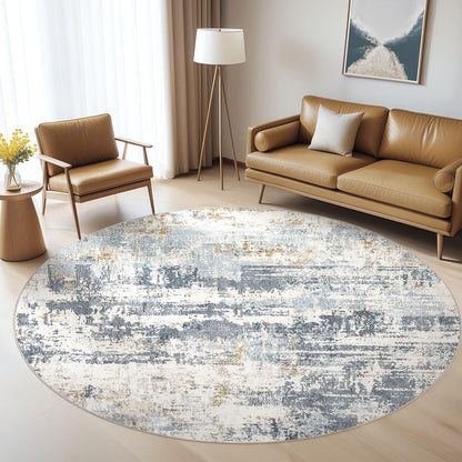 LOONGRUG 6x9 Area Rugs Washable Neutral Modern Abstract Living Room Rug